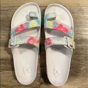 Sand & Shore Tye Dye Sandals